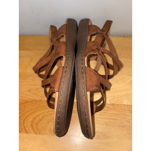 B.O.C. Altheda Brown Strappy Sandals Women's Size 11 - Picture 8 of 14